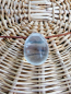 Preview: Bergkristall Edelstein-Eier,  GEBOHRT, ca. 3 cm, Made in Germany